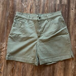 Army green shorts